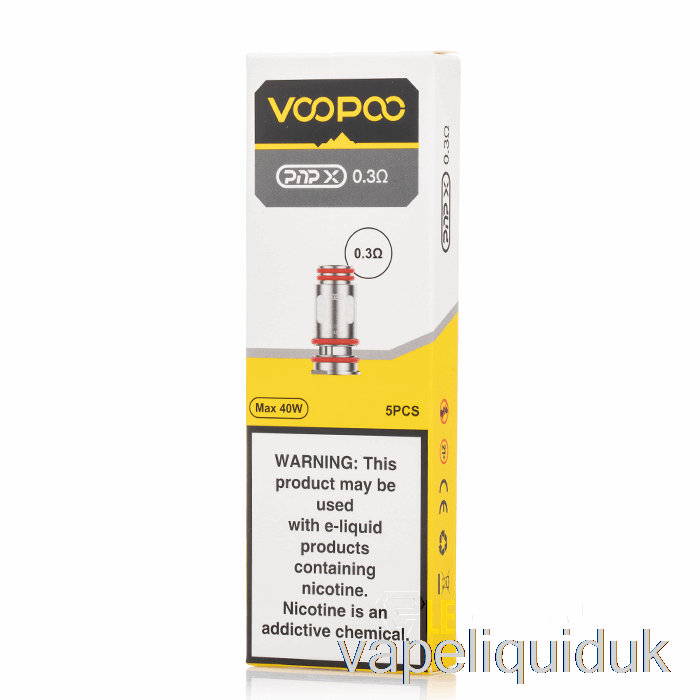 VOOPOO PnP-X Replacement Coils 0.3ohm PnP-X Coils Vape Liquid